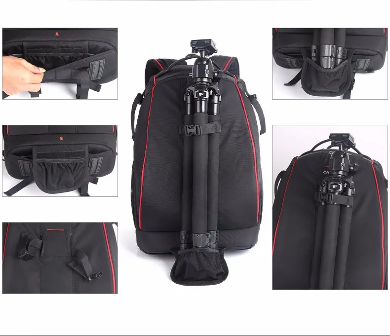 CAREELL C1098 сумка для камеры рюкзак для камеры DSLR сумка для камеры Водонепроницаемая мягкая Наплечная Сумка Мужской Женский рюкзак для камеры Canon/Nikon