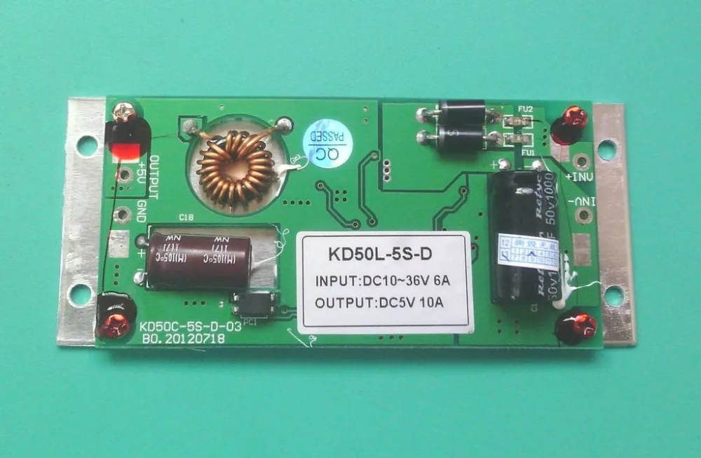 Сверхтонкий светодиодный источник питания 5V10A50W для работы в такси с текстовой
