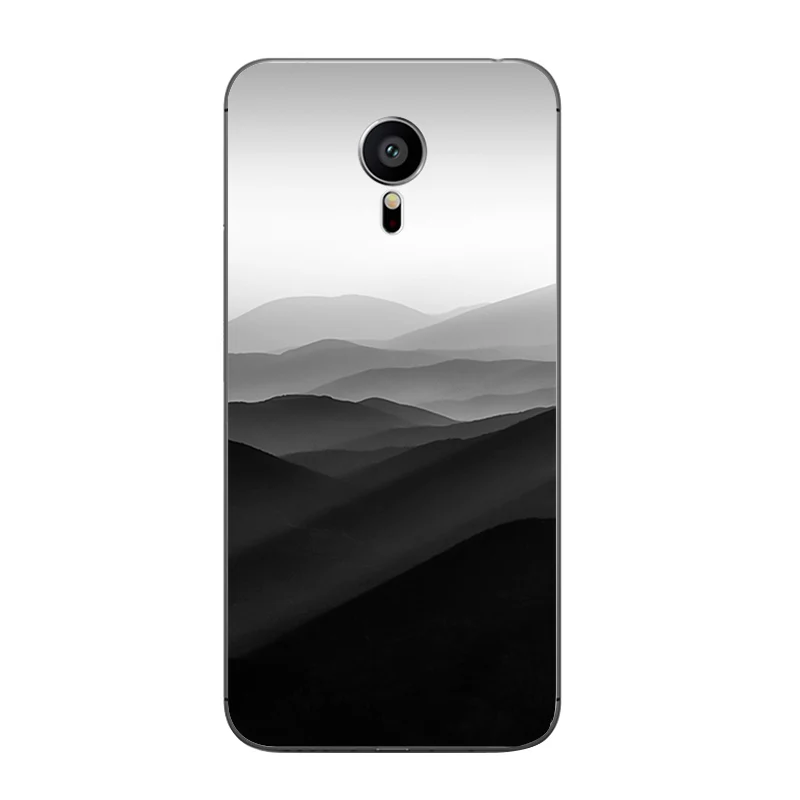 Для Meizu MX4 MX5 MX6 Pro 5 6 Чехол для телефона M1 M2 M3 заметка Мейлан E мини оболочка Прозрачный чехол, мягкий, из силиконового материала золы дорожная кожа с узором