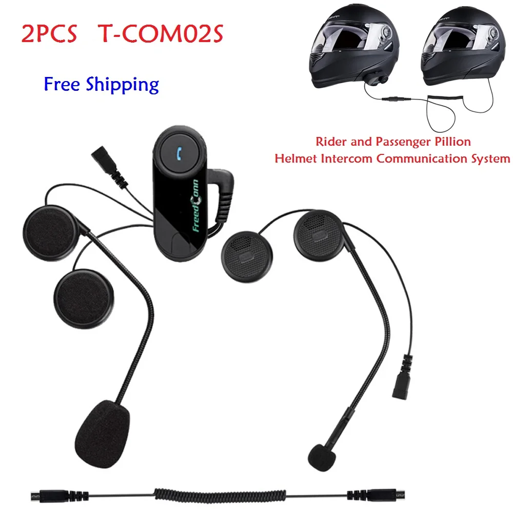 Бесплатная доставка freedconn t com02s мотоциклетный шлем переговорные гарнитуры bluetooth