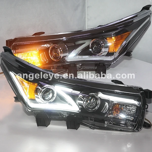 

For Toyota for Corolla Altis LED Angel eyes head lamp 2014 year LDv2
