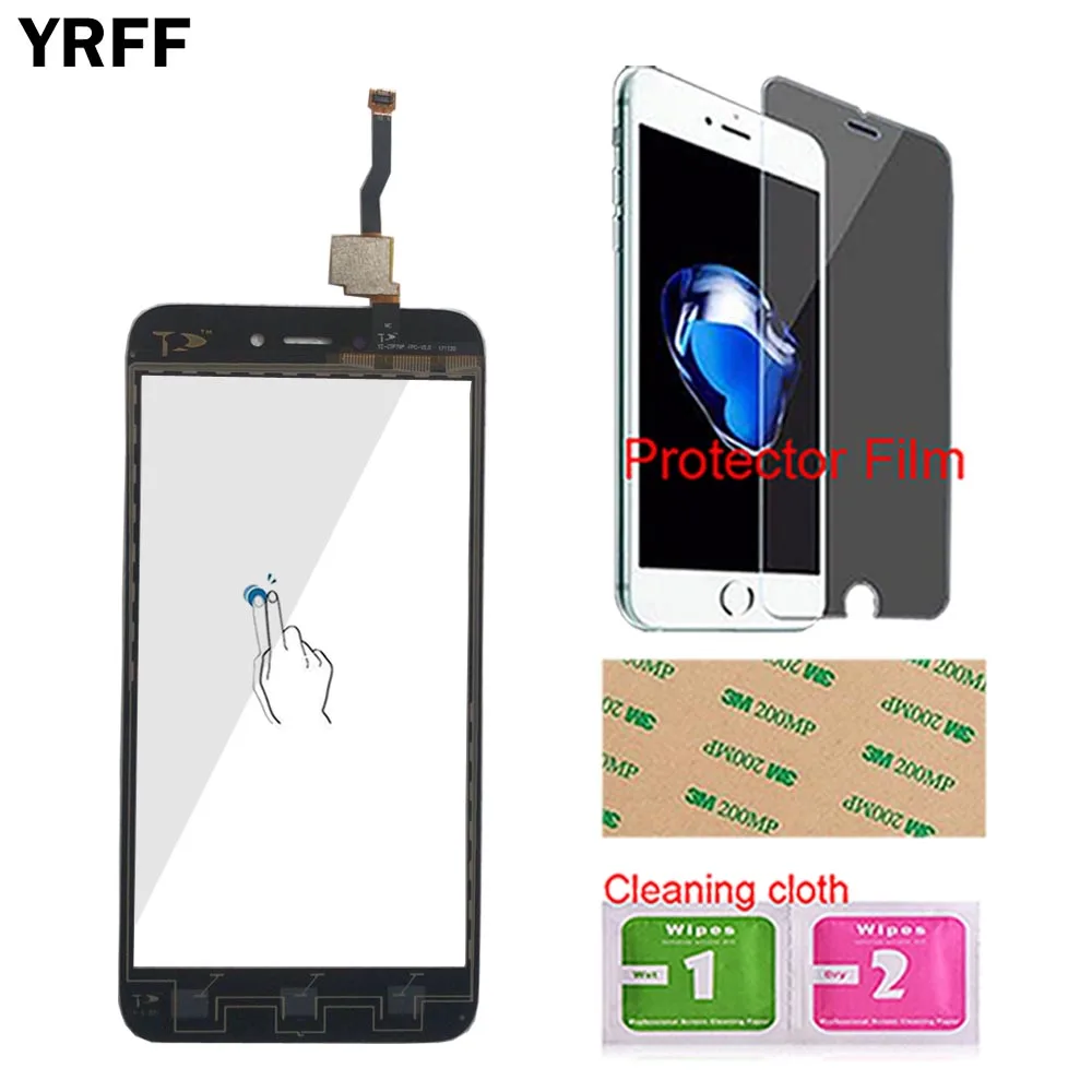 YRFF мобильный сенсорный экран для Xiaomi Redmi 5A сенсорный экран сенсор дигитайзер Панель переднее стекло объектив инструменты+ защитная пленка