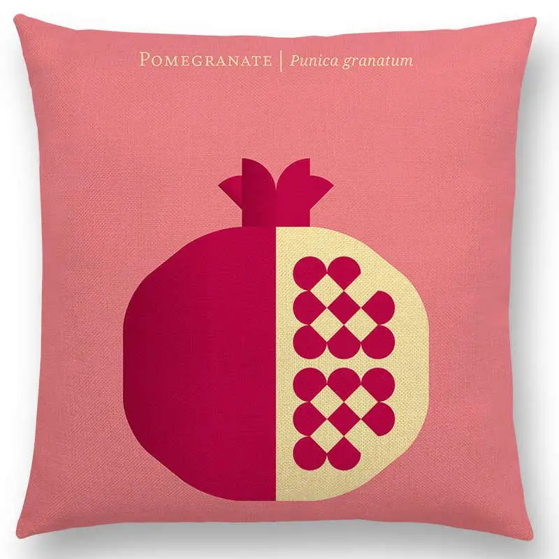 

Чехол для подушки MIAOTU с принтом фруктов и овощей