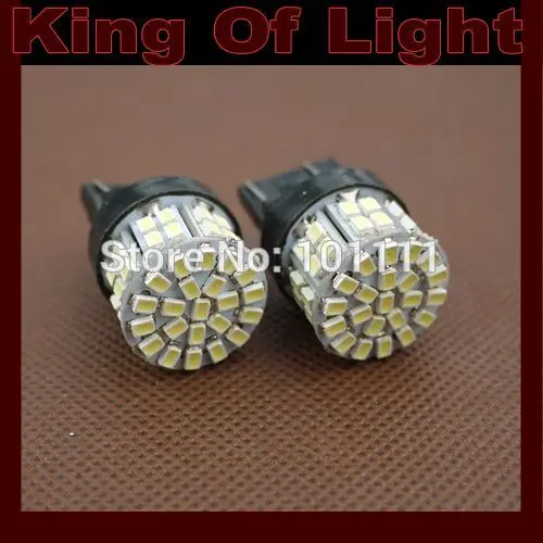 2x высококачественный светодиодный Стайлинг автомобиля T20 W21/5W 50smd 7443 50 S SMD 3020 1206