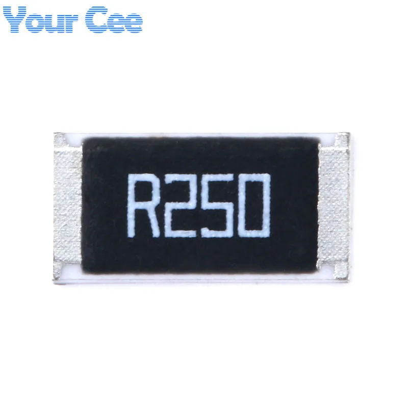50 шт. 2512 SMD резистор 1 Вт 0 25 Ом 0.25R R250 1% чип пассивный компонент|passive components|0.25 ohmsmd