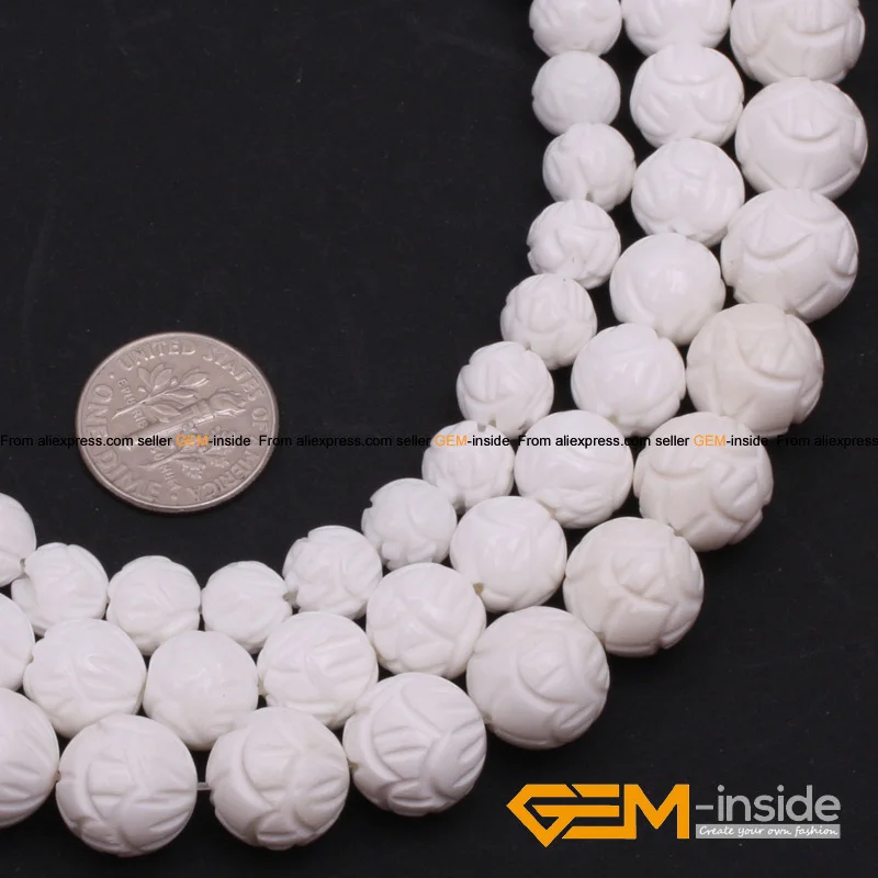 Оболочка: 10 мм 12 7 форма цветка белый корпус Бусины Strand 15 &quotнатуральный DIY