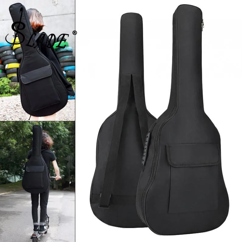 

SLADE 36 Inch Guitar Case Gig Bag Double Straps Oxford Fabric Pad 5mm Cotton Thickening Soft Cover Waterproof Backpack