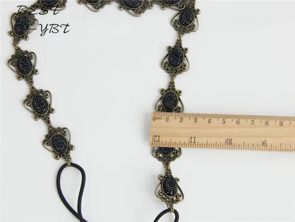 Аксессуары для волос винтажный эластичный ободок для волос головная повязка головные уборы аксессуары женщинам для свадебной вечеринки прическа Гарланд.