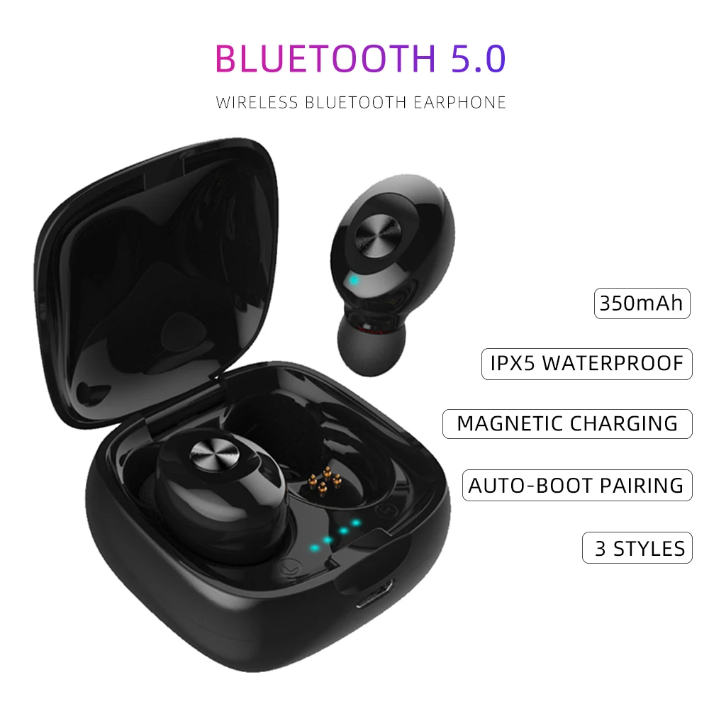TWS XG12 беспроводные наушники Bluetooth 5 0 шумоподавление HD стерео IPX5 водонепроницаемые