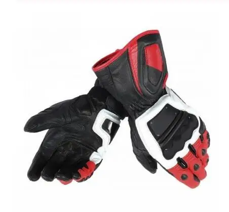 Длинные перчатки Guantes Moto из натуральной кожи для езды на мотоцикле Автомобильная