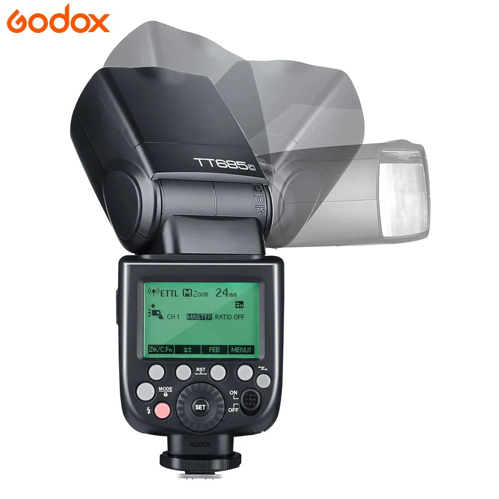 Вспышка Godox TT685 TT685C TT685N TT685S TT685F TT685O TTL HSS для камеры Canon Nikon Sony Fuji Olympus|Фотовспышки| |
