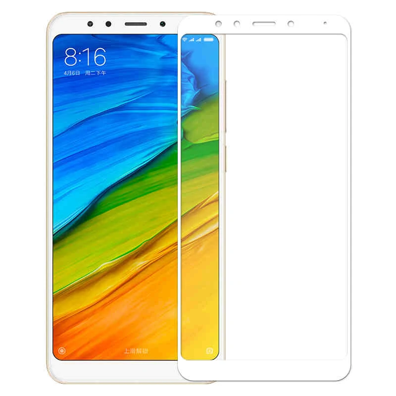 Закаленное стекло для Xiaomi Redmi 5 9H защита экрана с полным покрытием Plus 16 ГБ 32 64