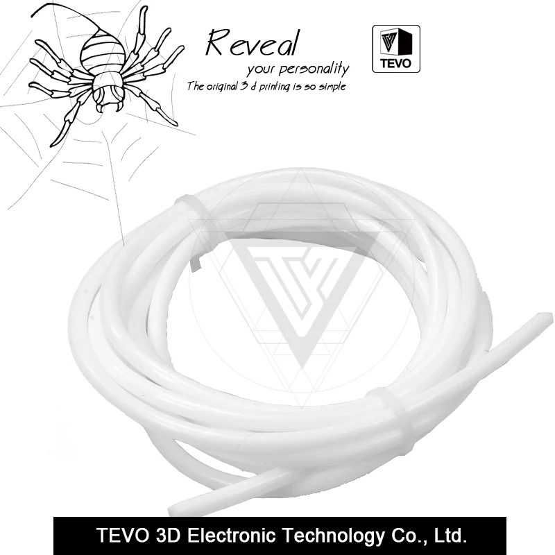 10 м PTFE трубка тефлоновая труба для J head hotend Bowden экструдер 1 75 мм нить ID 2 OD 4 3D
