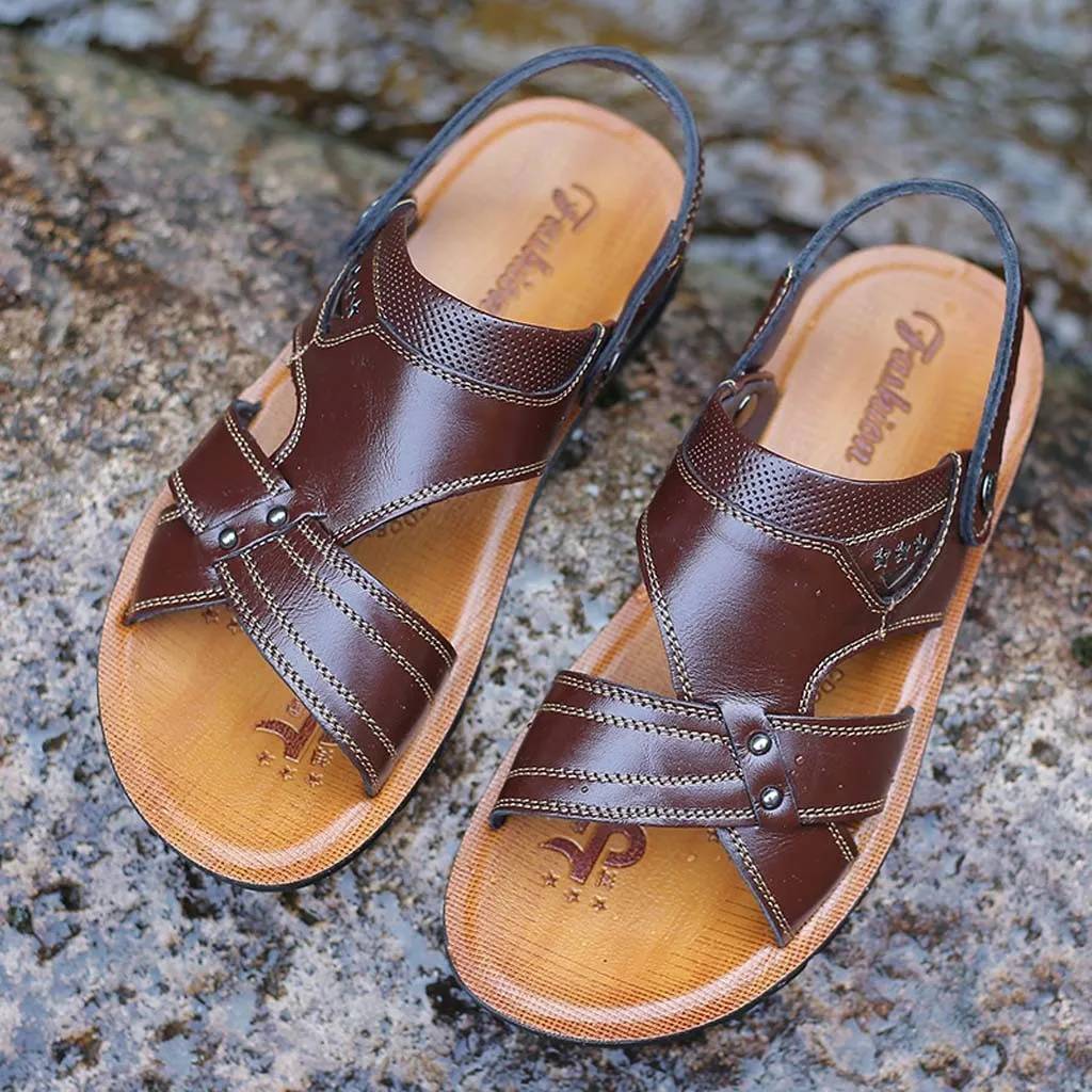 SAGACE Для мужчин босоножки Летние нарядные туфли дышащая обувь для прогулок