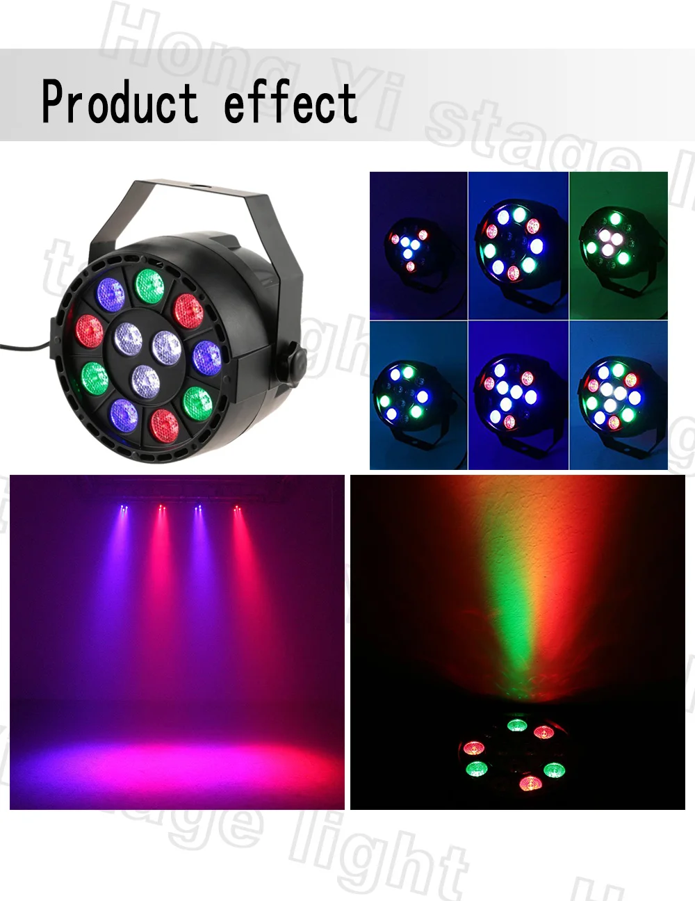 12x3 Вт плоский светодиодный PAR-прожектор rgbw DMX512 Диско лампа сценический светильник luces Disco teca dmx