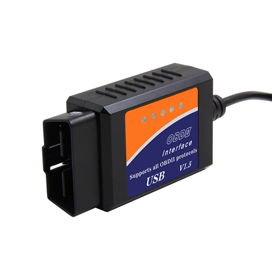 Чип ELM327 USB V1.5 PIC18F25K80 для Windows поддерживает все протоколы OBD2 прошивка ELM 327