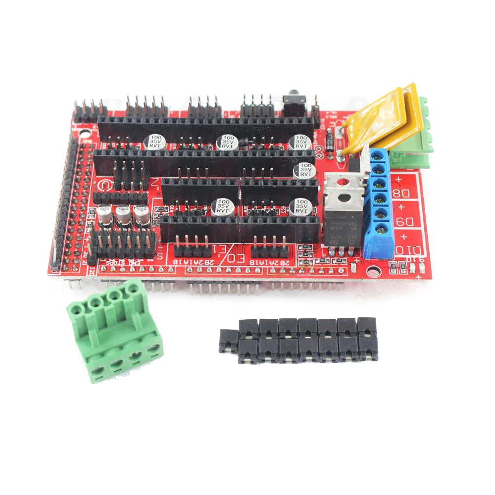 Запасные части для 3D принтера Reprap Ramps 1 4 комплект с Mega 2560 R3 + Heatbed MK2B ЖК контроллер