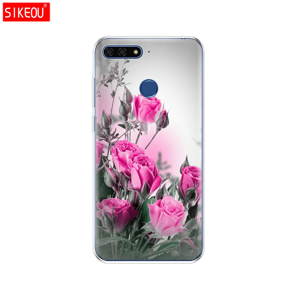 12072 Силиконовый чехол для Huawei Honor 7C, 5,7 дюйма, чехол, мягкий ТПУ, милый чехол, защитный чехол для телефона Huawei honor 7c Aum-L41 - Цвет: 12072