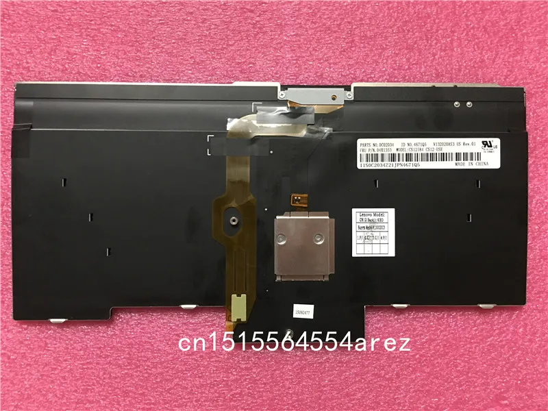 Новый и оригинальный ноутбук lenovo ThinkPad X230 X230T клавиатура с подсветкой 04X1240