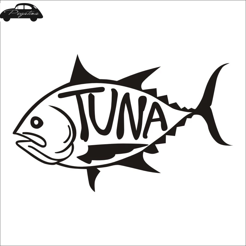 Тунец рыба Thunnus Thynnus автомобиль наклейка Calamar постер с лодкой наклейки декор