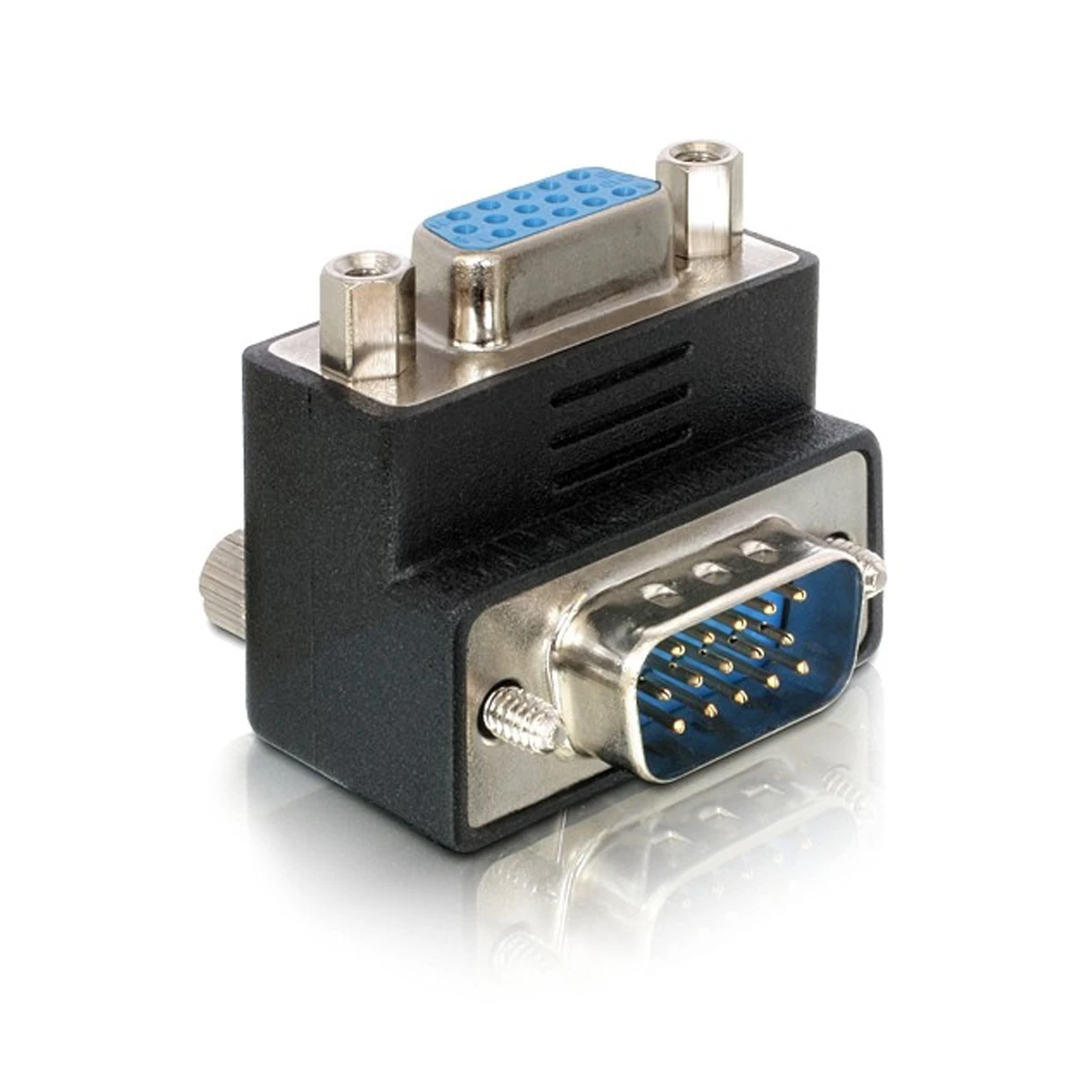 

90 Degree Right Angled VGA SVGA Male to Female Adapter