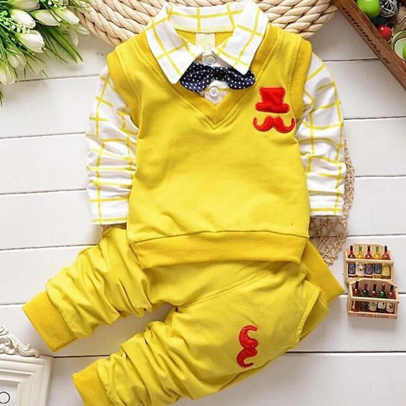 2019 Autumn Boys Clothes Set Cotton 2 Pieces Kids Jackets Baby Boy Long Pants Winter Children Sets for | Детская одежда и обувь