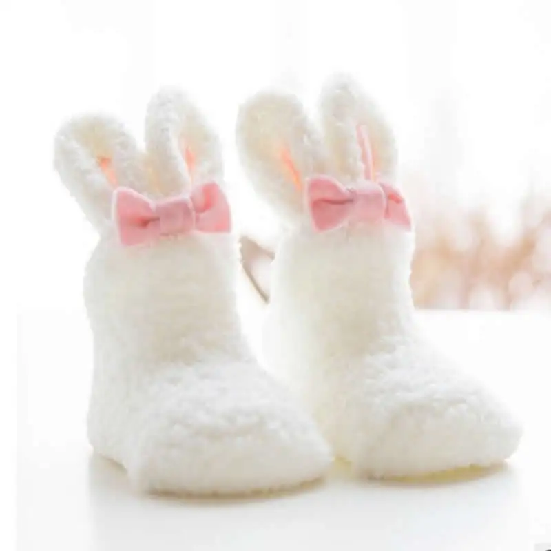 Детские носки для новорожденных Одежда маленьких девочек милая детская теплая