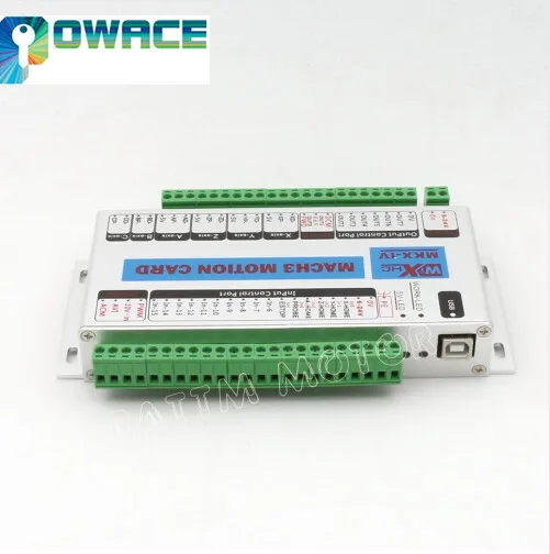 3 осевая XHC MK3 CNC Mach3 USB плата управления движением Breakout Board 2000 кГц (2 МГц) Поддержка