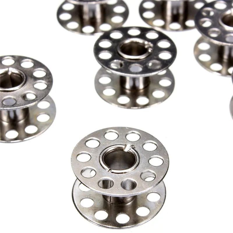 Стандартные пустые катушки для швейной машинки в пластиковой коробке 25 шт.