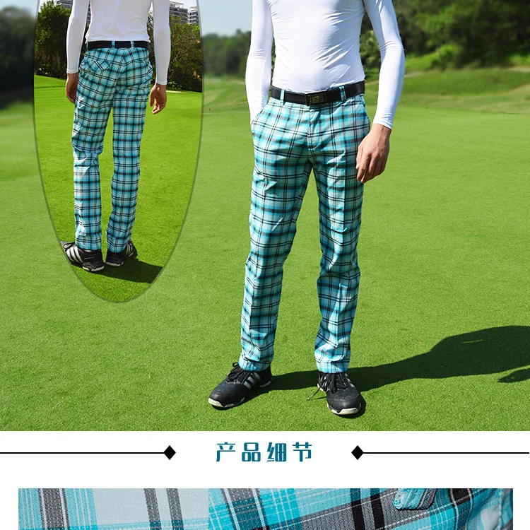 Мужская одежда для гольфа, спортивные штаны, Vete men ts De Golf Pour Hommes, Брендовые мужские британские повседневные штаны, уличные шаровые штаны, тонкие клетчатые брюки