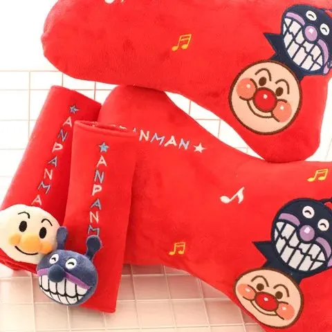 Candice guo супер милая плюшевая игрушка anpanman Baikinman Автомобильный стул подголовник