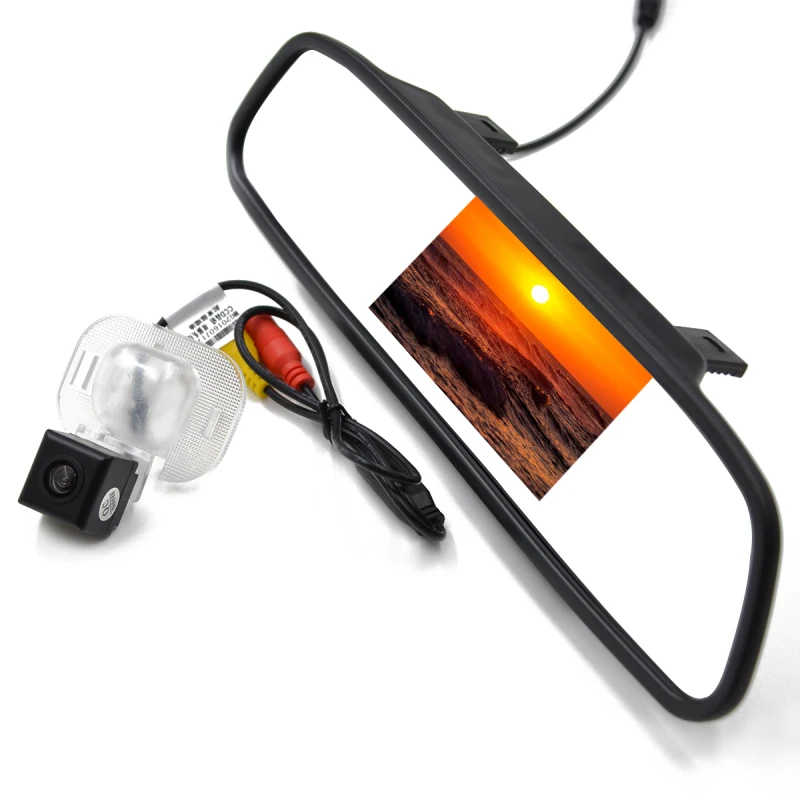 4 3 дюймов зеркало заднего вида монитор парковки со специальной камерой для Hyundai