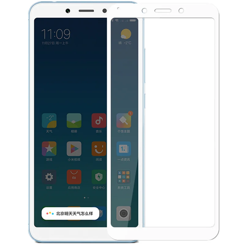 Закаленное стекло с полным покрытием для xiaomi redmi 6A 6 A redmi6A защитный упрочненный