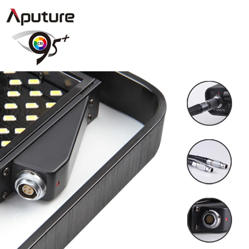 Aputure LS 1/2 Вт высокий CRI 98 светильник Storm 264 SMD СВЕТОДИОДНЫЙ s студийный видео