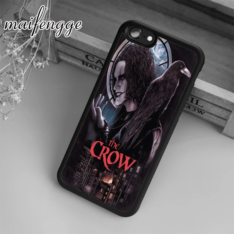 Чехол maifengge с изображением вороны и фильма The Crow LA для iPhone 5 6 6s 7 8 plus X XR XS max 11 12 Pro Samsung