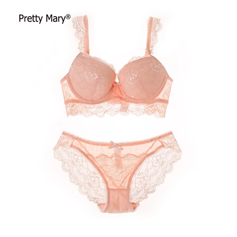 Женский кружевной бюстгальтер с пуш ап Pretty Mary комплект нижнего белья