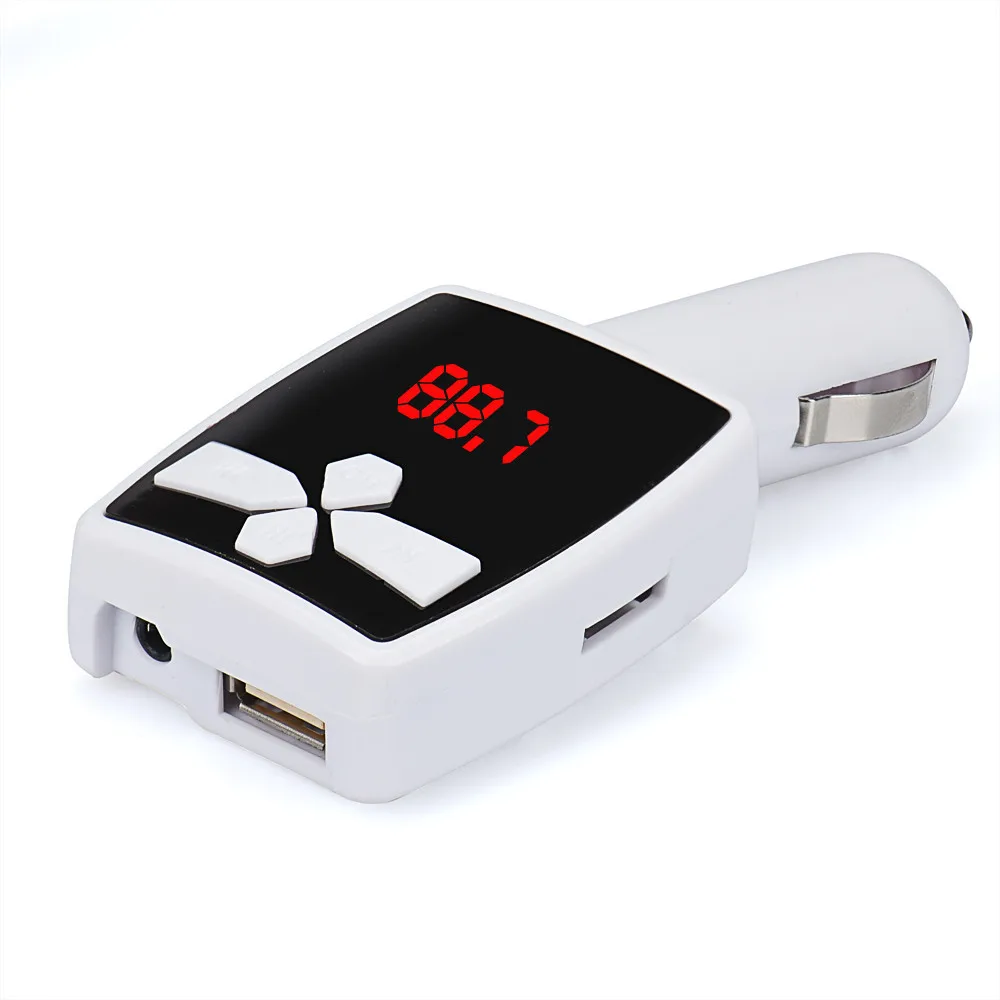 MP3 плеер беспроводной FM передатчик модулятор Автомобильный комплект USB SD MMC ЖК