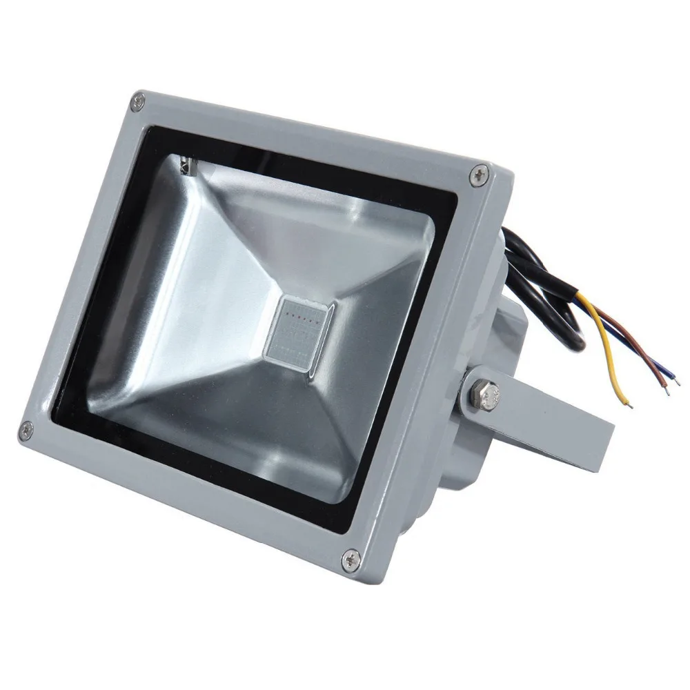 RGB светодио дный Светодиодный прожектор 10W 20W 30W 50W AC85 265V LED водостойкий открытый