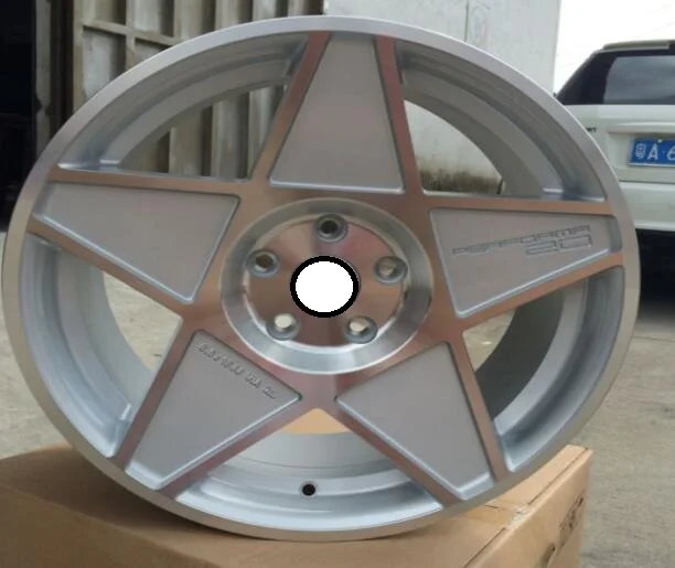 Новая копия OZ 18 дюймов 18X8.5 5x112 5x114 3 Автомобильные Колесные диски из алюминиевого