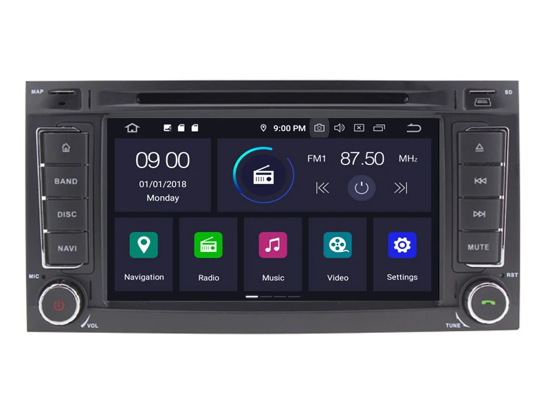 Автомобильный DVD плеер PX6 Android 10 0 для VW TOUAREG T5 Multivan Transporter автостерео gps спутниковая