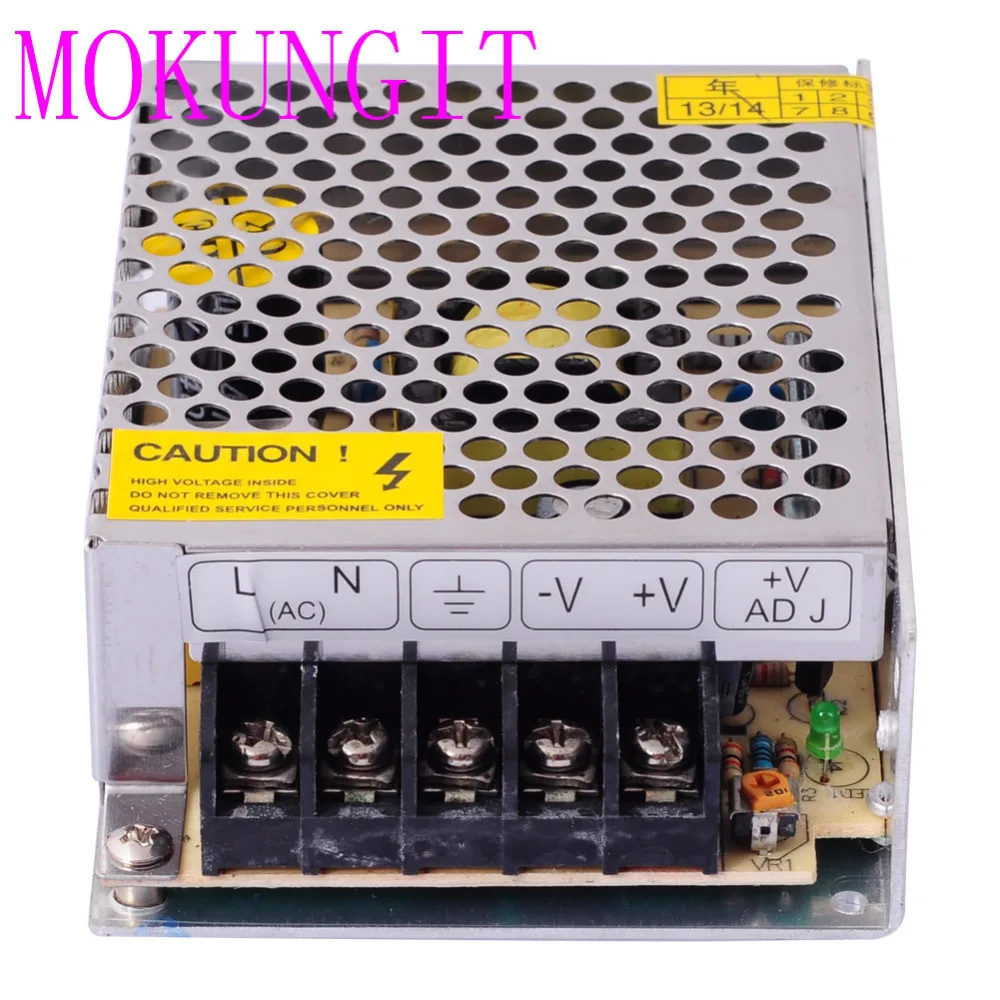 Оригинальный AC 100В-240В DC24V 2A 48 Вт трансформатор напряжения для светодиодной ленты