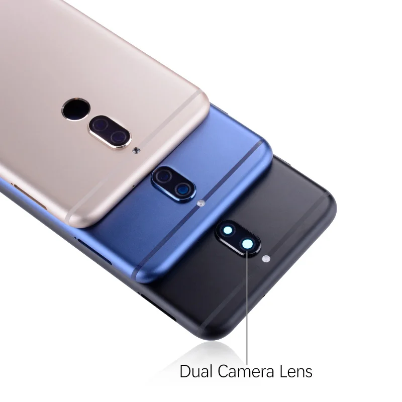 Задняя крышка для HUAWEI Mate 10 Lite Nova 2i Оригинал на батарею черный золотой|Корпусы и