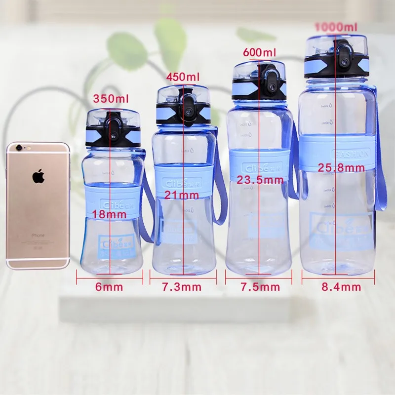 Новинка 2016 креативные пластиковые спортивные бутылки для воды космическая