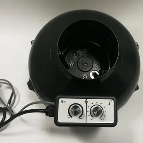 

Встроенные вентиляторы 100 мм с контролем скорости и датчиком температуры, встроенный вентилятор для теплицы, палатки для выращивания расте...