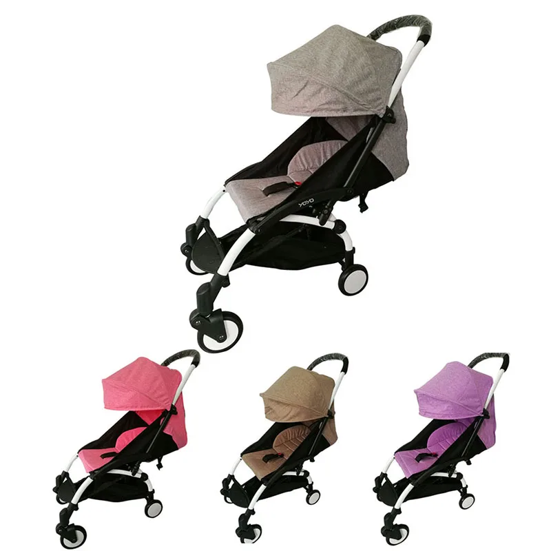 Baby Stroller Sun Shade Awning Anti UV Strollers Canopy Cover Car Sunshade Linen Hood Seat Pad Accessories|stroller accessories|stroller sun