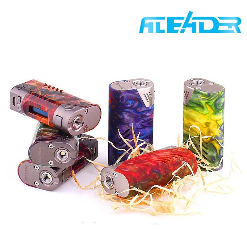 Оригинальный Aleader Orbit 80 Вт TC поле Mod смолы Цвет электронная сигарета мод 510 нить 18650