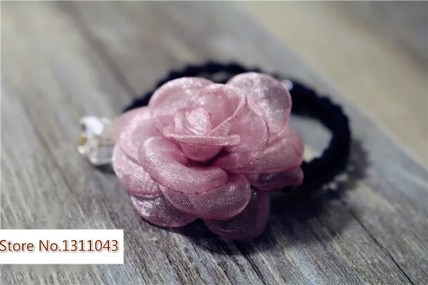 10 шт./лот DIY 4 см материал для волос обожженные края Кружевная аппликация Снежная