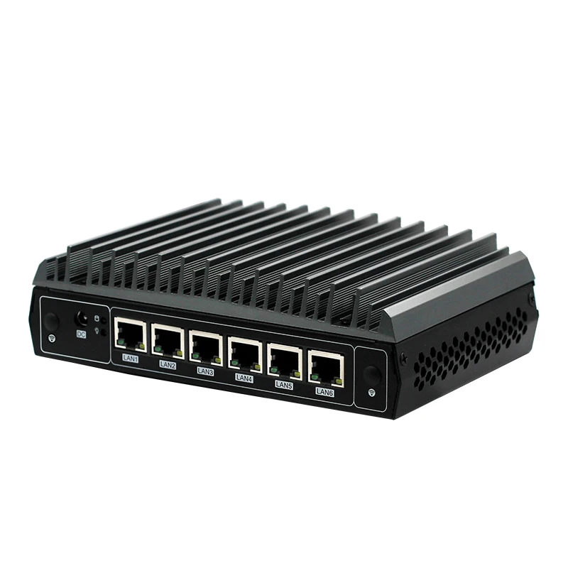 Безвентиляторный мини встроенный 5 й одноъядерный процессор Broadwell U 6 * LAN 2 USB3.0 USB2.0 1