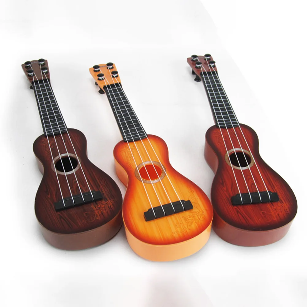 Simulation Musical Instrument Toys 4 Strings Ukulele Mini Learning Educational Toy For Kids | Спорт и развлечения
