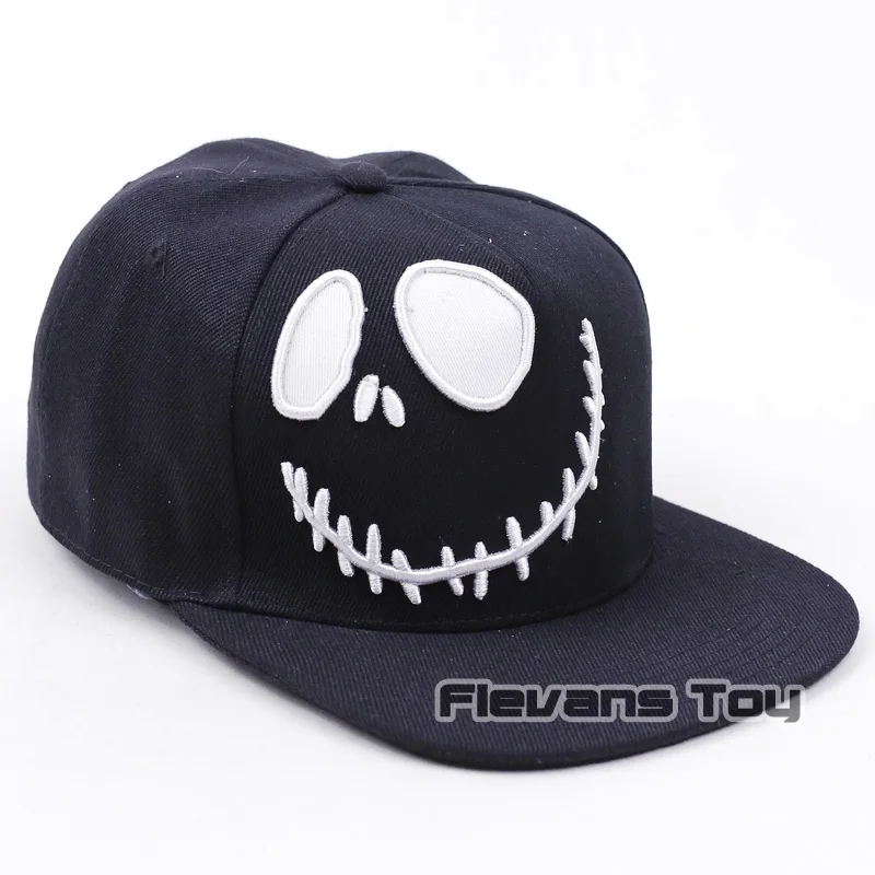 Кошмар перед Рождеством мультфильм шляпа Джек Скеллингтон Snapback шляпа бейсбол кепки для мужчин женщин Хип Модные кепки шапки